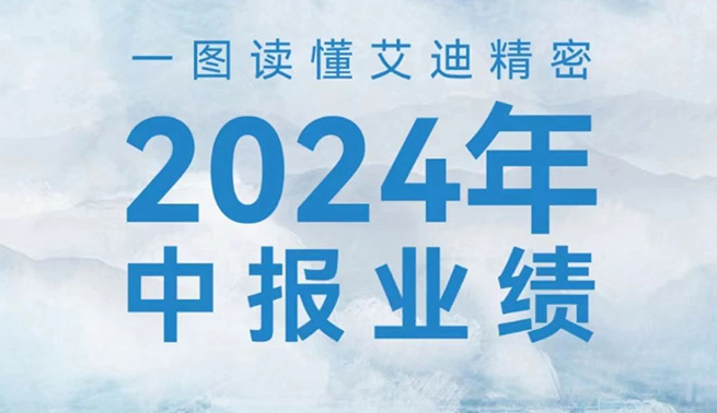 稳健增长！一图读懂艾迪精密2024年中报业绩